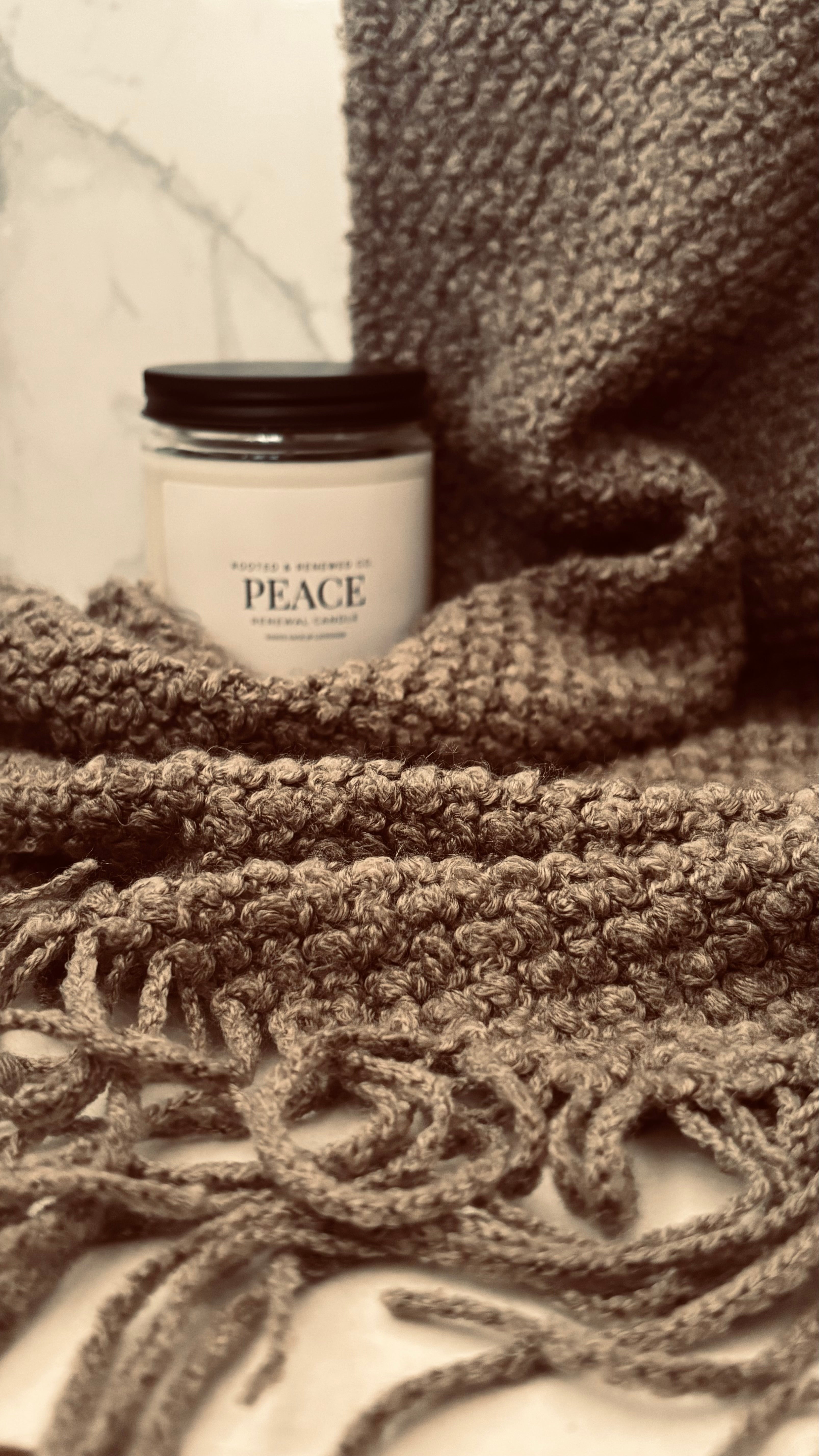 Peace Candle — White Sage & Lavender