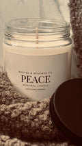 Peace Candle — White Sage & Lavender